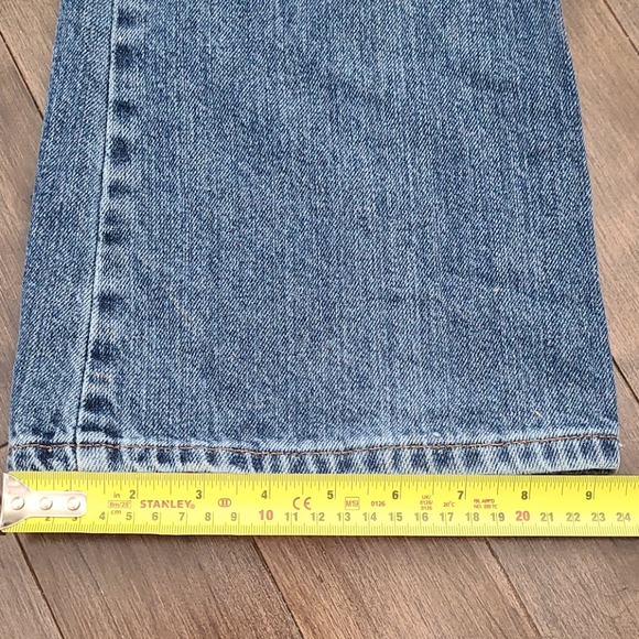 100% Cotton Flare Sz 8 Long American Eagle jeans Favorite Flare 9 inch rise - Picture 7 of 11